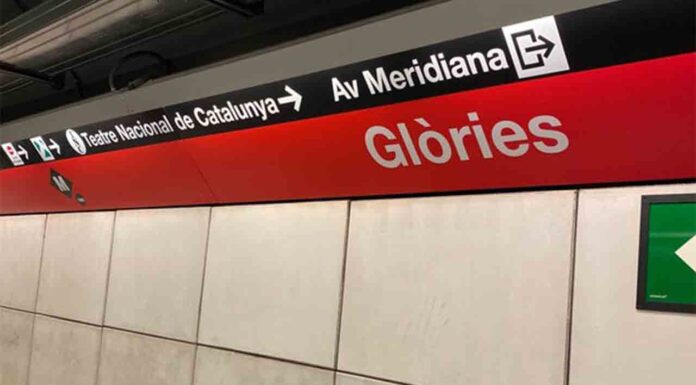Nueva agresión a un vigilante del metro en la estación de la L1 de Glòries Herido en el intento de robo en el Metro de Glòries