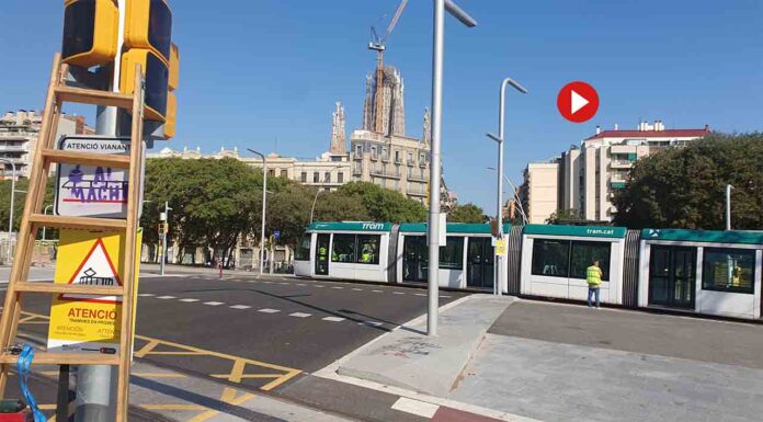 Cambios en la red de tranvías por las pruebas de Verdaguer Cambios en la red de tranvías por las pruebas de Verdaguer