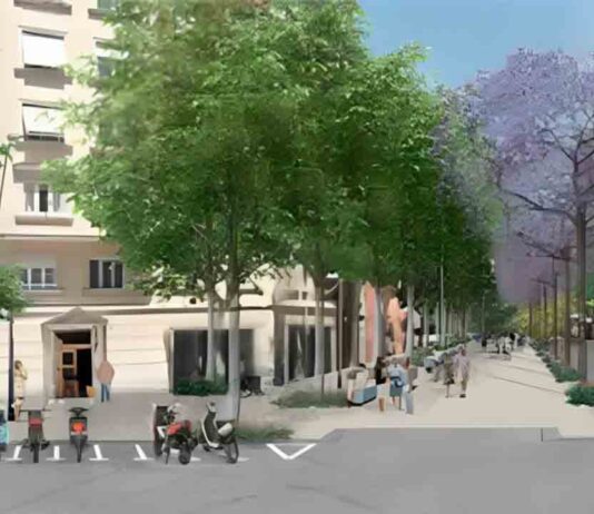 Empieza la remodelación de la calle Europa en Les Corts Empieza la remodelación de la calle de Europa en Les Corts
