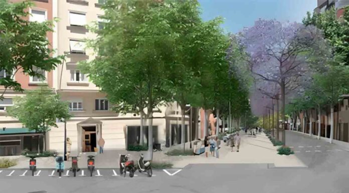 Empieza la remodelación de la calle Europa en Les Corts Empieza la remodelación de la calle de Europa en Les Corts