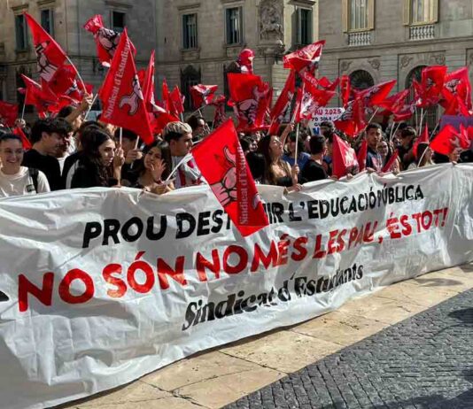 Huelga de estudiantes este viernes con manifestación en la Plaza de Sant Jaume Huelga de estudiantes este viernes con manifestación en la Plaza de Sant Jaume