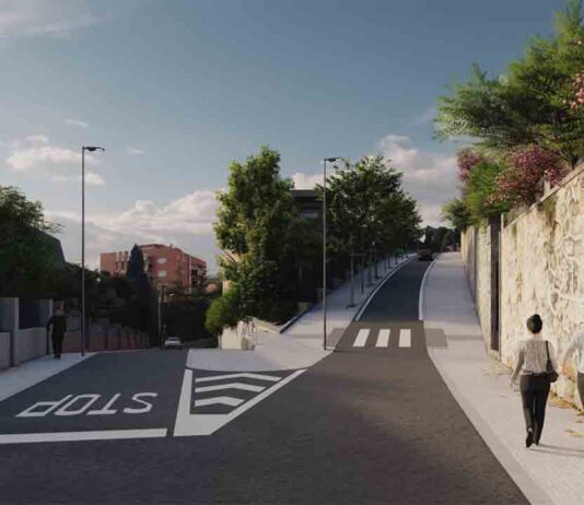 Mejora de la accesibilidad en dos calles del barrio de Can Baró Mejora de la accesibilidad en dos calles del barrio de Can Baró