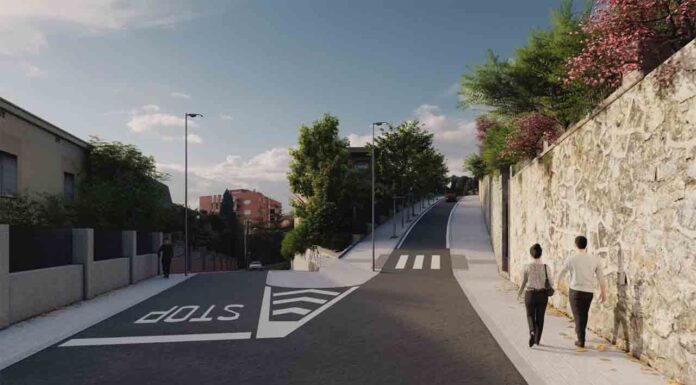 Mejora de la accesibilidad en dos calles del barrio de Can Baró Mejora de la accesibilidad en dos calles del barrio de Can Baró