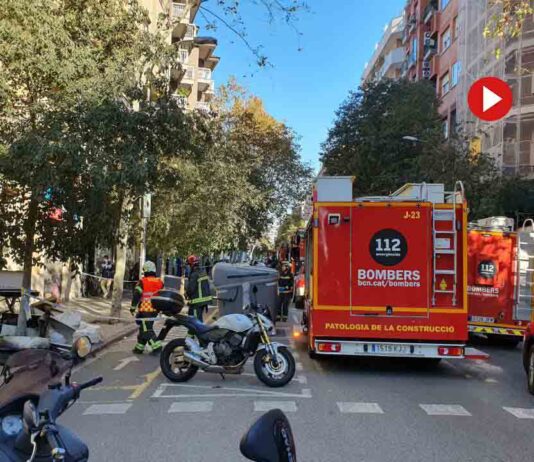 Cuatro heridos en una explosión en el barrio de la Sagrada Familia Cuatro heridos en una explosión en el barrio de la Sagrada Familia