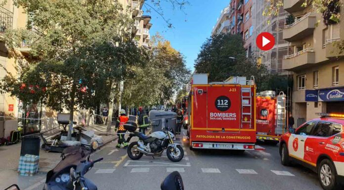 Cuatro heridos en una explosión en el barrio de la Sagrada Familia Cuatro heridos en una explosión en el barrio de la Sagrada Familia