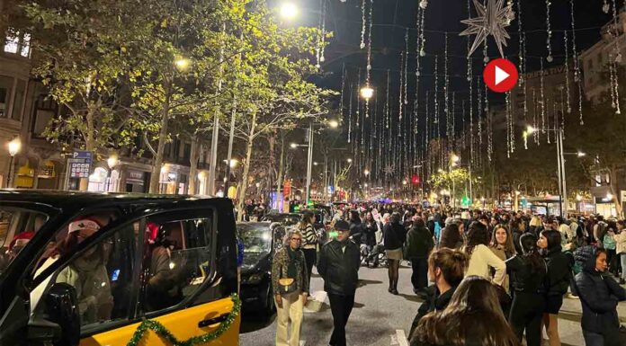 Los taxistas organizan un nuevo Taxi Luz, esta vez en la Encesa de Llums Los taxistas organizan un nuevo Taxi Luz, esta vez en la Encesa de Llums