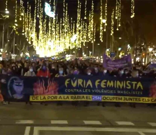 Recorrido de la manifestación el 25 de noviembre 2024 contra la violencia machista Recorrido de la manifestación el 25 de noviembre 2024 contra la violencia machista