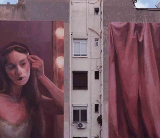 Se inaugura un gran mural para recordar el antiguo teatro Talia Se inaugura un gran mural para recordar el antiguo teatro Talia