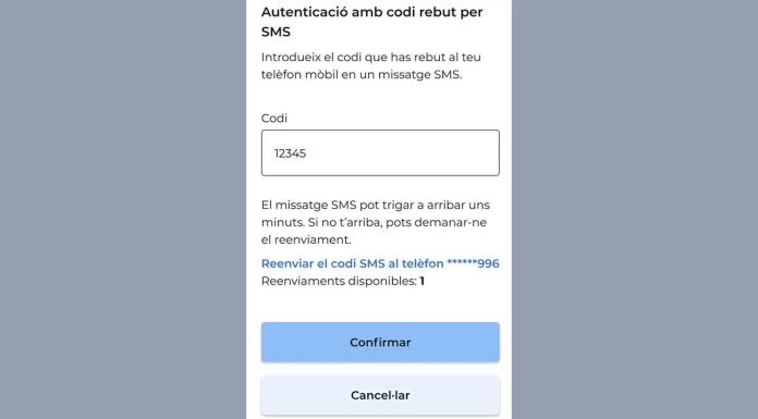 Doble autentificación para acceder a La Meva Salut Doble autentificación para acceder a La Meva Salut