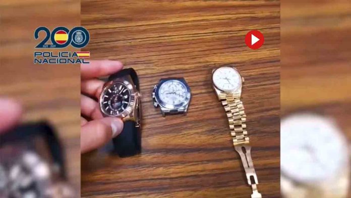 Recuperan 12 relojes de lujo en una operación contra el crimen napolitano