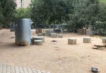 El 22 de abril comienza el traslado del área de perros de Jardins de Piscines i Esports Sarrià - Sant Gervasi traslada el área de perros de Jardins de Piscines i Esports