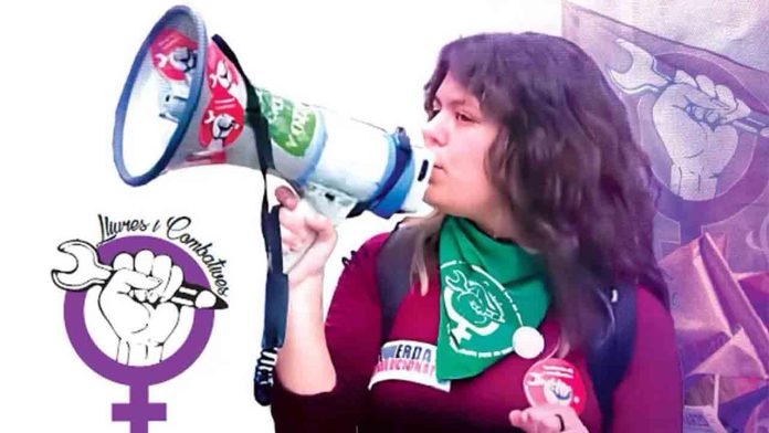 Paro de estudiantes un día antes de la celebración del 8M