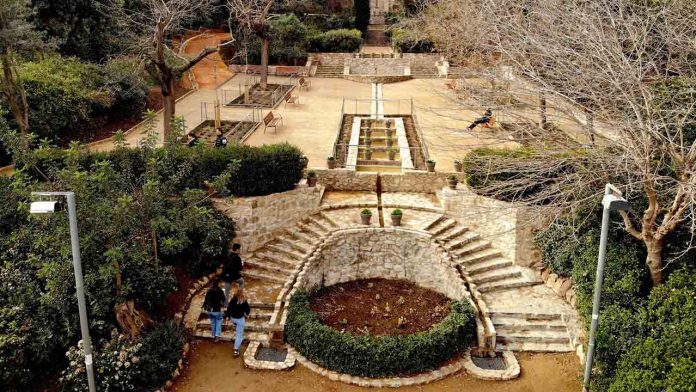 El parque del Guinardó estrena la zona histórica rehabilitada