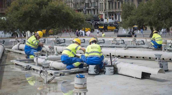 Barcelona recuperará 74 fuentes ornamentales tras dos años y medio apagadas Barcelona recuperará 74 fuentes ornamentales tras dos años y medio apagadas