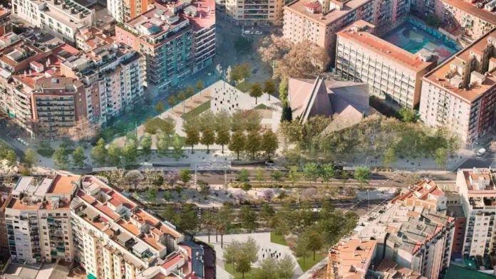 Cambio de fase de las obras de la Meridiana entre Felipe II y Fabra i Puig