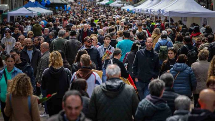 Dispositivo en la Diada de Sant Jordi