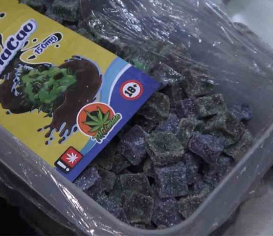 Prohibida la venta y distribución de golosinas de cannabis Prohibida la venta y distribución de golosinas de cannabis
