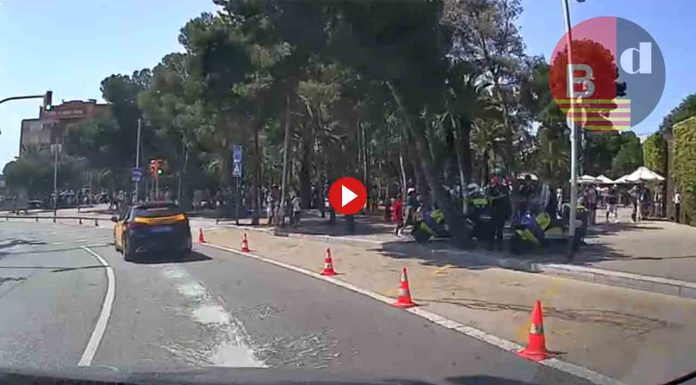 Conflicto del taxi en el Park Güell: multan a los taxistas que dejan pasajeros Ofensiva contra el taxi en el Park Güell multan a los taxistas en la parada