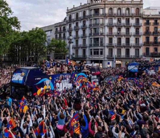 Recorrido de la rúa de campeones del Barça 2025 Rúa de campeones del Barça 2025