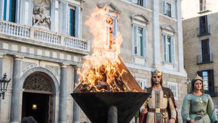Barcelona se prepara para recibir la Llama del Canigó