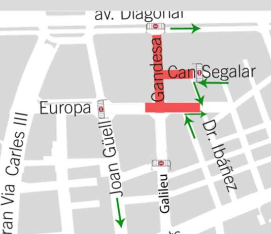 Afectaciones al tránsito en Les Corts por la Verbena de Sant Joan 2025 Afectaciones al tránsito en Les Corts por la Verbena de Sant Joan 2025