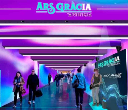 ARS GRÀCIA: El metro se convierte en un instrumento musical interactivo ARS GRÀCIA: El metro se convierte en un instrumento musical interactivo