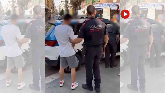 Detenido por un hombre por nueve atracos violentos en comercios de Barcelona