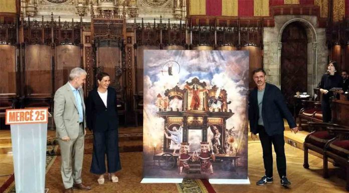 El Arzobispado carga contra el cartel de la Mercè: ‘Ridiculiza a la Virgen’ El Arzobispado carga contra el cartel de la Mercè: 'Ridiculiza a la Virgen'