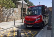 Más control de acceso al barrio de la Salut: nuevo pilón en funcionamiento Más control de acceso al barrio de la Salut: nuevo pilón en funcionamiento