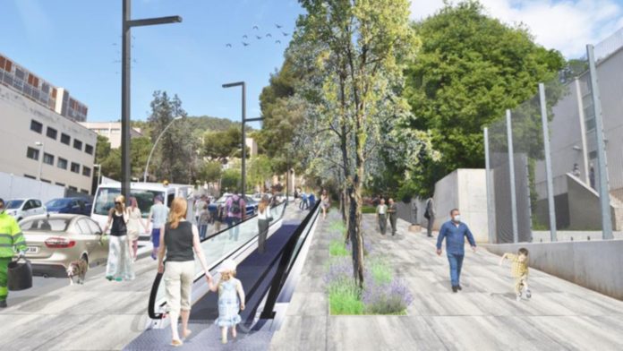 Aprobado el Proyecto para Instalar Rampas Mecánicas en la Calle Poesia, en Montbau