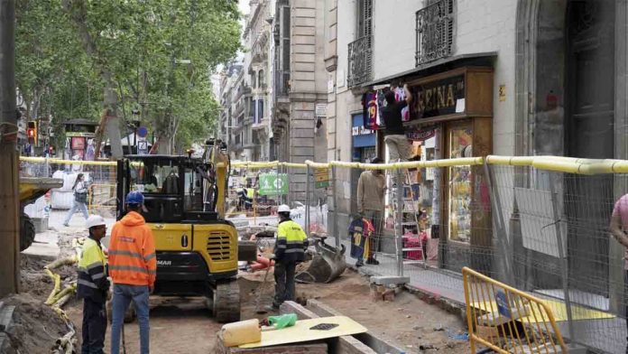 Cortes de tráfico en la Rambla por trabajos en la red de agua