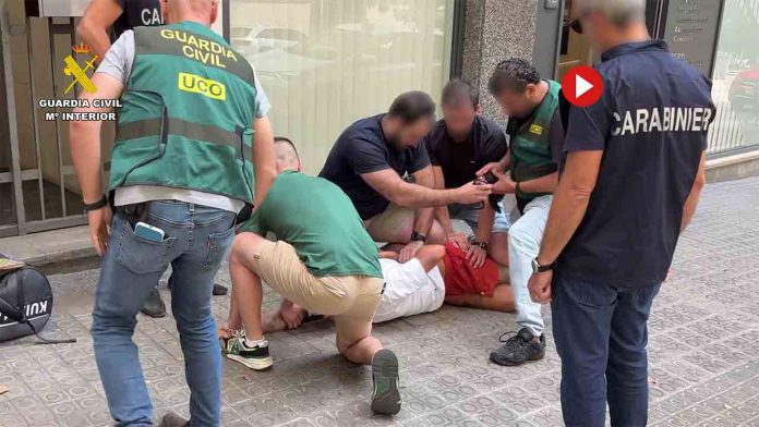 Detenido un fugitivo de la mafia italiana buscado por narcotráfico y extorsión