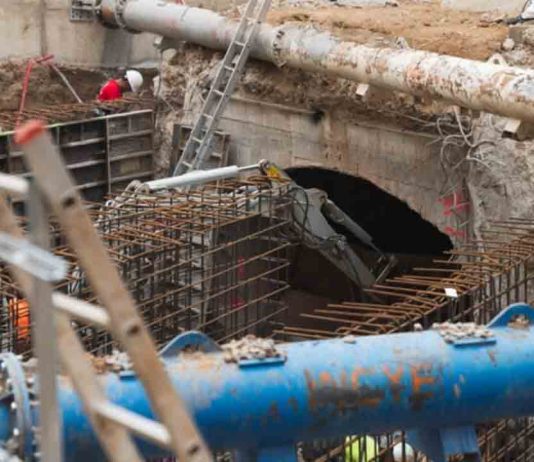 Las obras del nuevo colector de Vila i Vilà alcanzan su fase intermedia Las obras del nuevo colector de Vila i Vilà alcanzan su fase intermedia