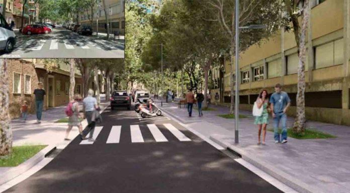 Se inaugura la reforma de la calle Cardenal Tedeschini en el Congrés i els Indians Se inaugura la reforma de la calle Cardenal Tedeschini en el Congrés i els Indians