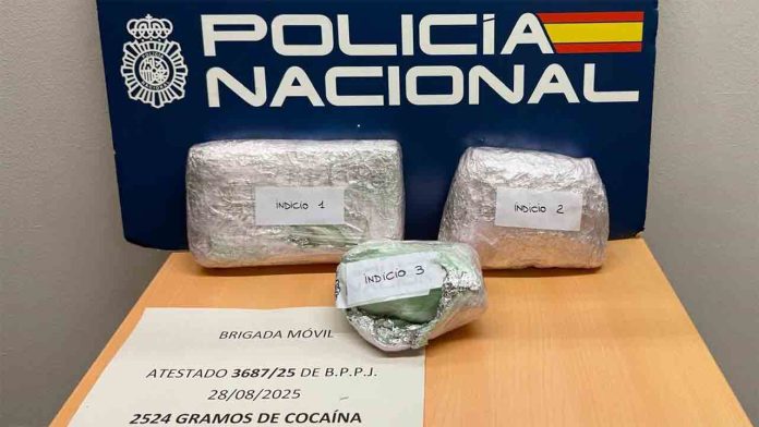 Detenido en Sants un solicitante de asilo con 2,5 kg de cocaína