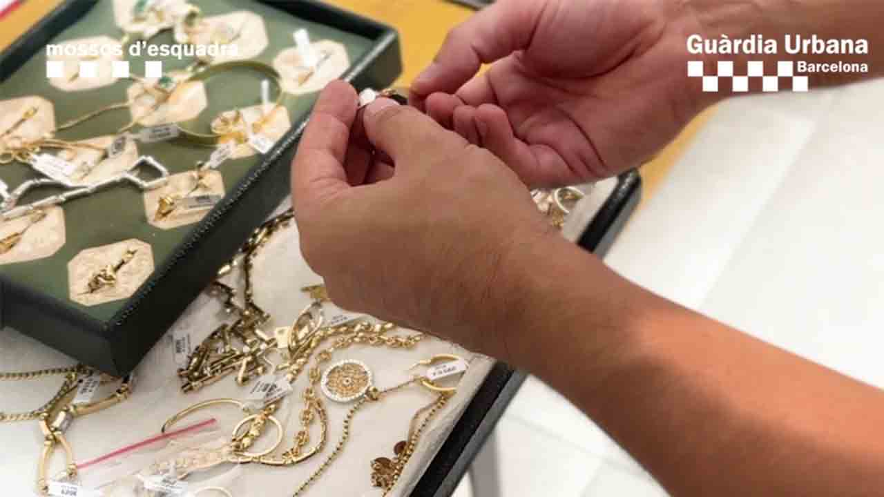Inspecciones en el Eixample: halladas joyas de origen ilícito valoradas en más de 600.000€