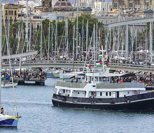 La Global Sumud Flotilla vuelve a Barcelona debido a la tormenta La Global Sumud Flotilla vuelve a Barcelona debido a la tormenta