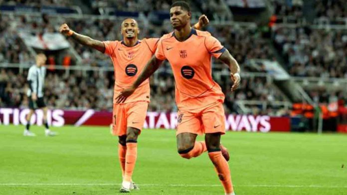 Rashford guía al Barça en su estreno europeo con un doblete en Newcastle (1-2)