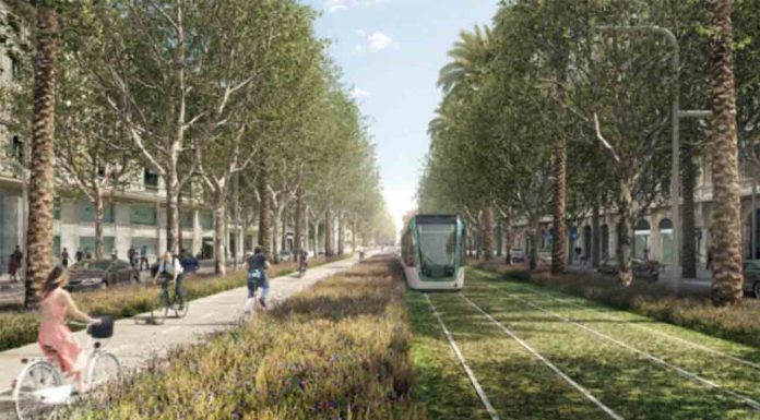 Barcelona impulsa la fase final de la conexión del tranvía por la Diagonal Barcelona impulsa la fase final de la conexión del tranvía por la Diagonal
