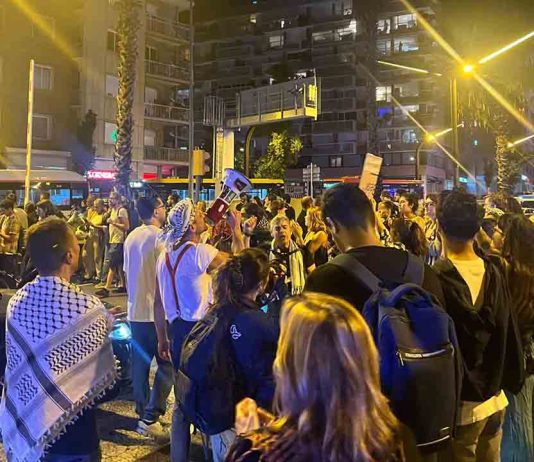Cientos de personas protestan en Barcelona contra la interceptación de la flotilla a Gaza Cientos de personas protestan en Barcelona contra la interceptación de la flotilla a Gaza