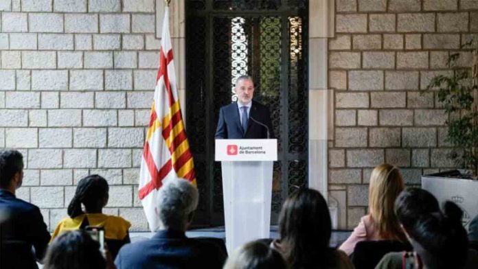 Declaración institucional de Jaume Collboni sobre la Global Sumud Flotilla
