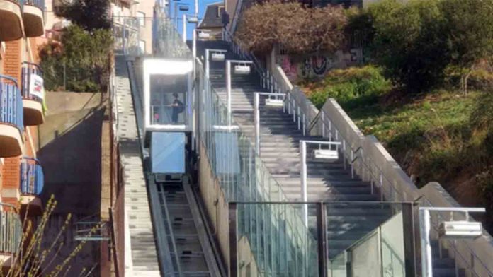 Empiezan las obras de mejora del ascensor inclinado de la Davallada dels Gallecs Empiezan las obras de mejora del ascensor inclinado de la Davallada dels Gallecs