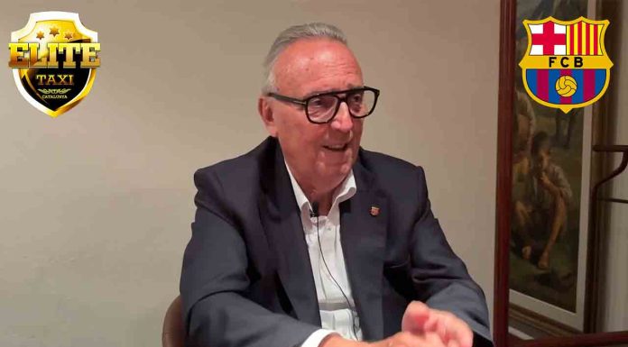 Joan Gaspar, la mano fuerte del Barça, y del taxi Joan Gaspar, la mano fuerte del Barça, y del taxi