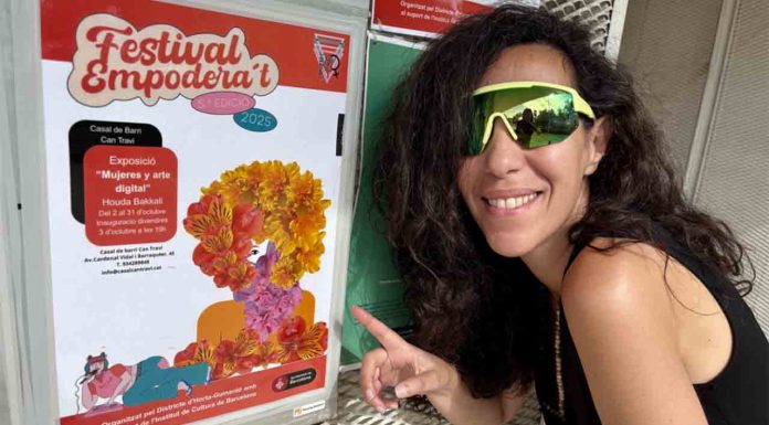La exposición de Houda Bakkali en Can Travi celebra el poder femenino La exposición de Houda Bakkali en Can Travi celebra el poder femenino