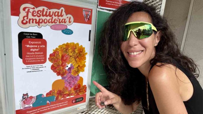 La exposición de Houda Bakkali en Can Travi celebra el poder femenino