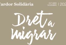 Sant Andreu dedica el Otoño Solidario al derecho a migrar Sant Andreu dedica el Otoño Solidario al derecho a migrar
