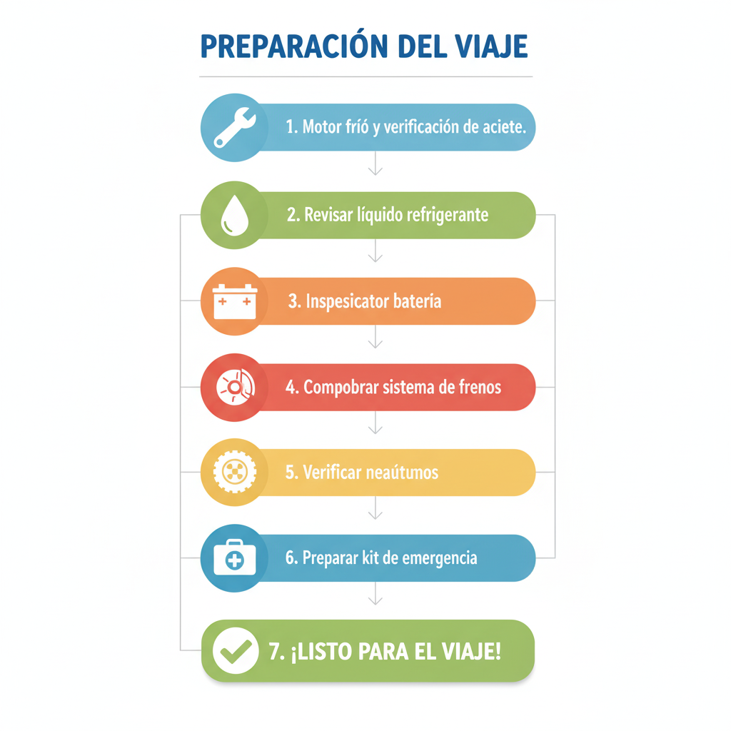 Cinco minutos que salvan tu viaje largo de averías inesperadas