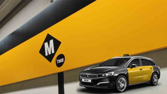 Aumento del uso del taxi en Barcelona durante los cortes del metro en diciembre Aumento del uso del taxi en Barcelona durante los cortes del metro en diciembre