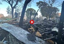 Un incendio en un asentamiento de Bac de Roda deja dos personas heridas El incendio en un asentamiento de Bac de Roda deja dos personas heridas