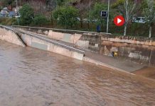 El río Besòs desborda su cauce y obliga a cerrar el Parque Fluvial El río Besòs desborda su cauce y obliga a cerrar el Parque Fluvial